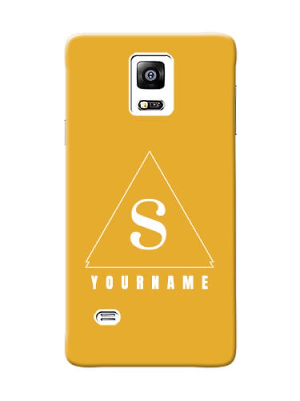 Custom Galaxy Note4 (2015) Custom Mobile Case with simple triangle Design