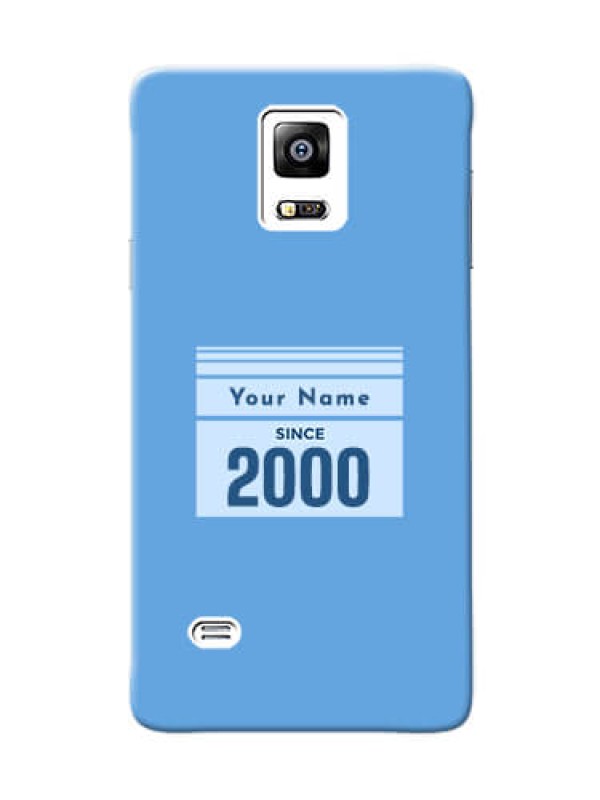 Custom Galaxy Note4 (2015) Mobile Back Covers: Custom Year of birth Design