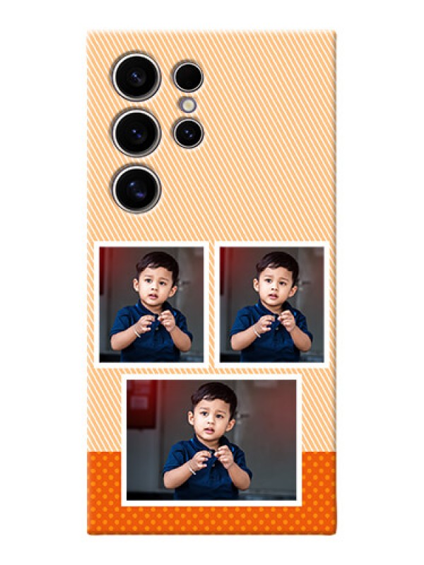 Custom Galaxy S24 Ultra 5G Mobile Back Covers: Bulk Photos Upload Design