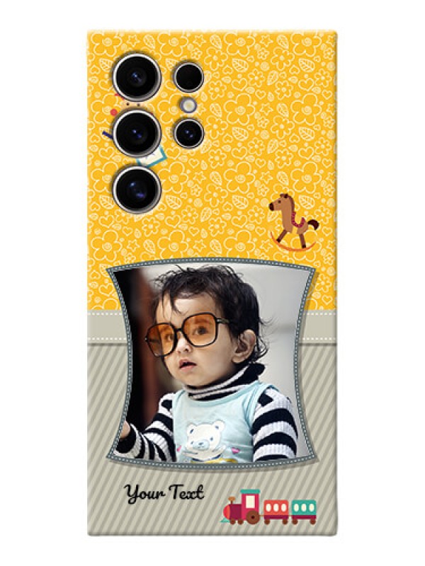 Custom Galaxy S24 Ultra 5G Mobile Cases Online: Baby Picture Upload Design