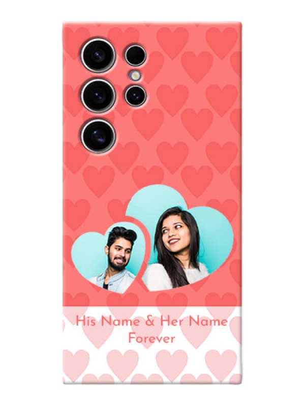 Custom Galaxy S24 Ultra 5G personalized phone covers: Couple Pic Upload Design