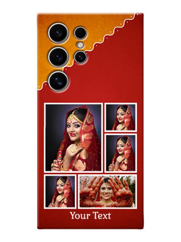 Custom Galaxy S24 Ultra 5G customized phone cases: Wedding Pic Upload Design