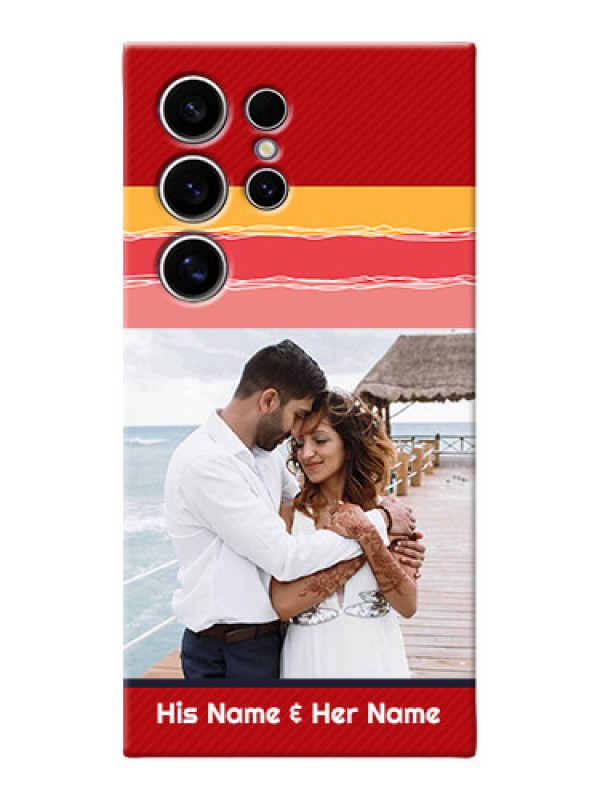 Custom Galaxy S24 Ultra 5G custom mobile phone covers: Colorful Case Design