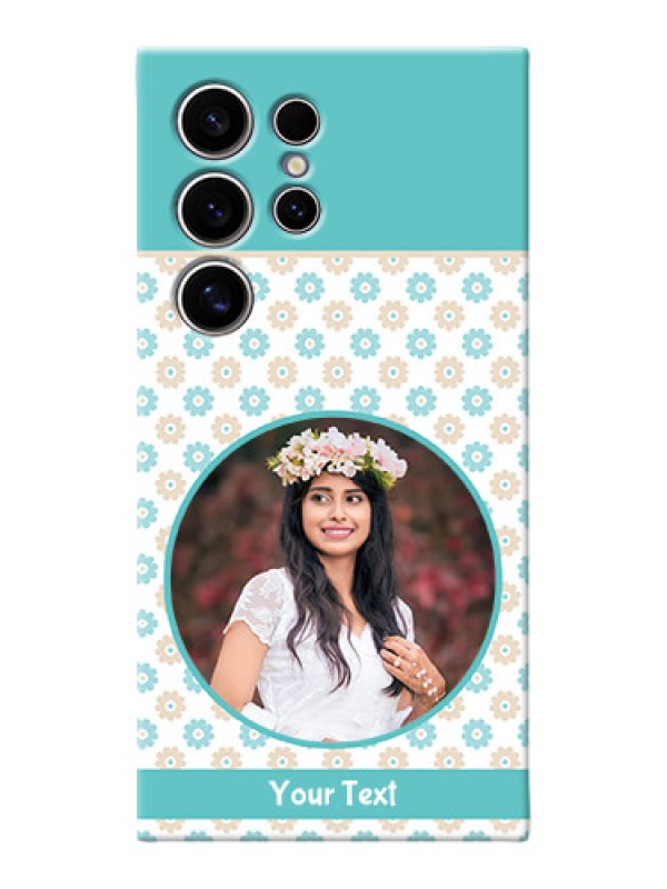 Custom Galaxy S24 Ultra 5G Custom Mobile Back Covers: Beautiful Flowers Design