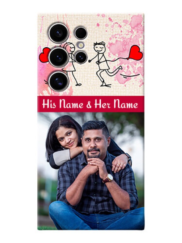 Custom Galaxy S24 Ultra 5G phone back covers: You and Me Case Design