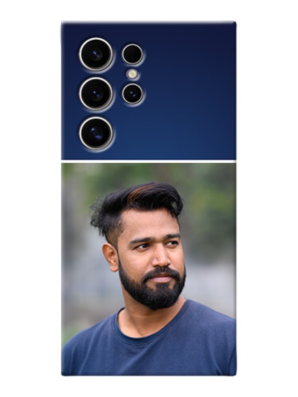 Custom Galaxy S24 Ultra 5G Mobile Cases: Simple Royal Blue Design