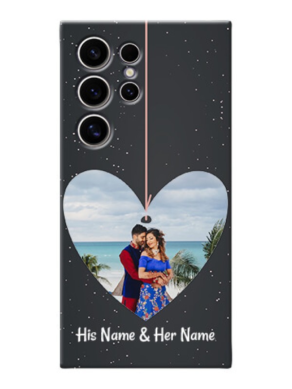 Custom Galaxy S24 Ultra 5G custom phone cases: Hanging Heart Design