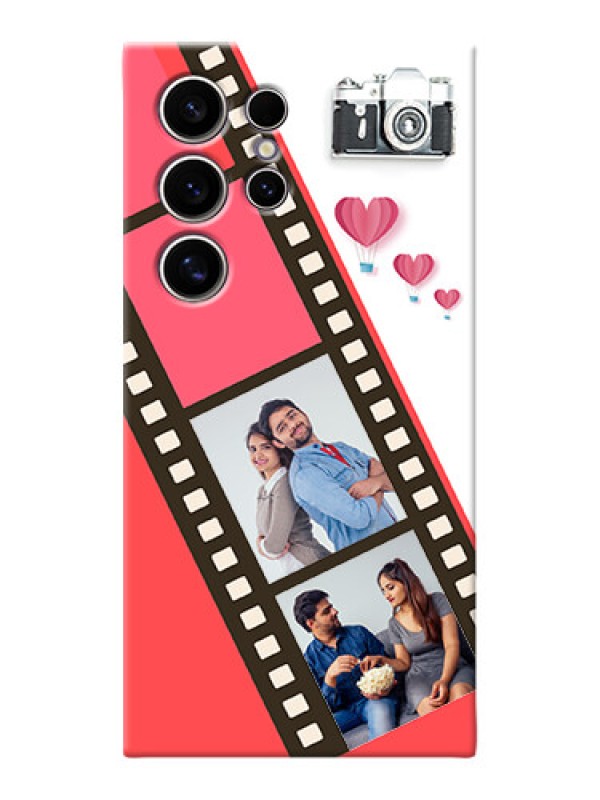 Custom Galaxy S24 Ultra 5G custom phone covers: 3 Image Holder with Film Reel
