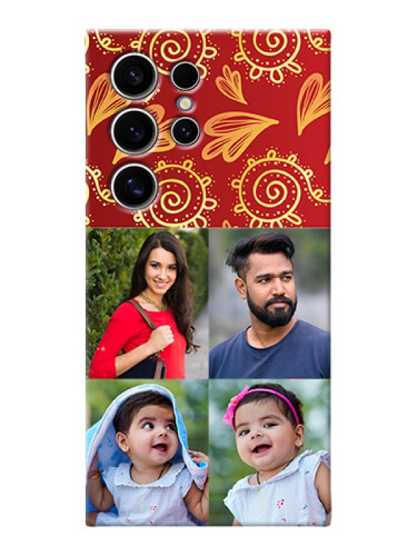 Custom Galaxy S24 Ultra 5G Mobile Phone Cases: 4 Image Traditional Design