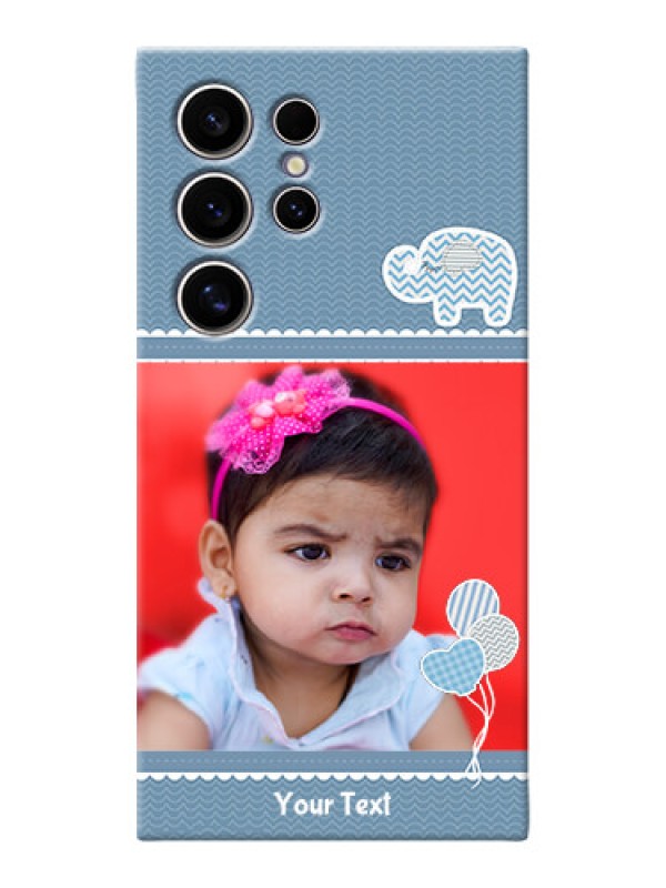 Custom Galaxy S24 Ultra 5G Custom Phone Covers with Kids Pattern Design