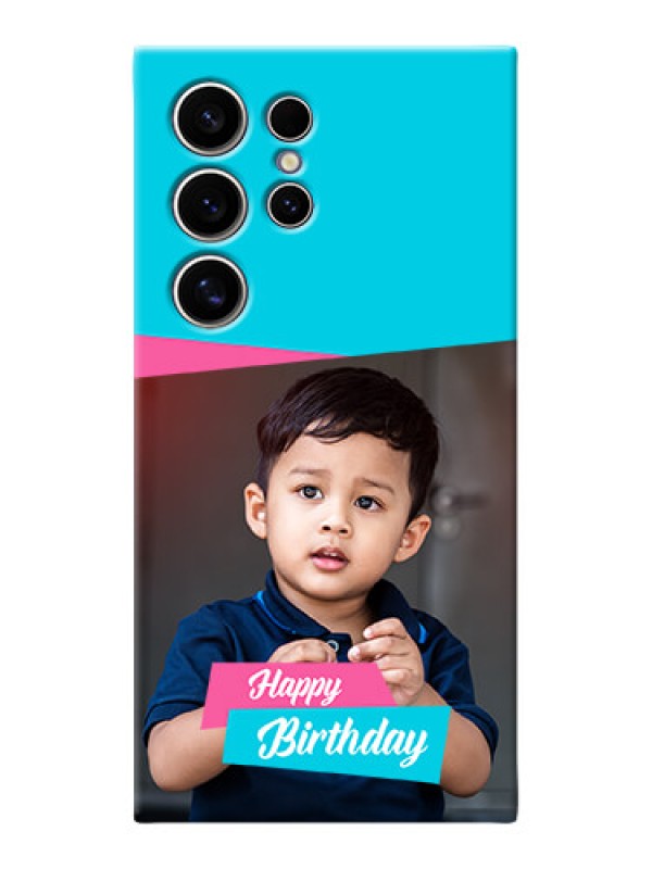 Custom Galaxy S24 Ultra 5G Mobile Covers: Image Holder with 2 Color Design