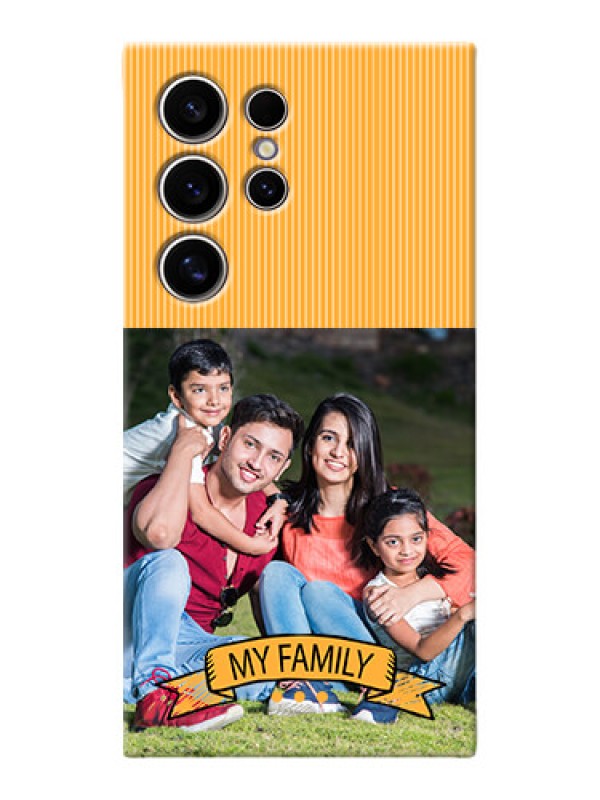 Custom Galaxy S24 Ultra 5G Personalized Mobile Cases: My Family Design