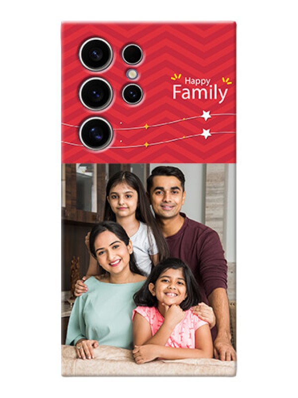 Custom Galaxy S24 Ultra 5G customized phone cases: Happy Family Design