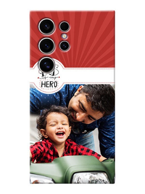 Custom Galaxy S24 Ultra 5G custom mobile phone cases: My Dad Hero Design