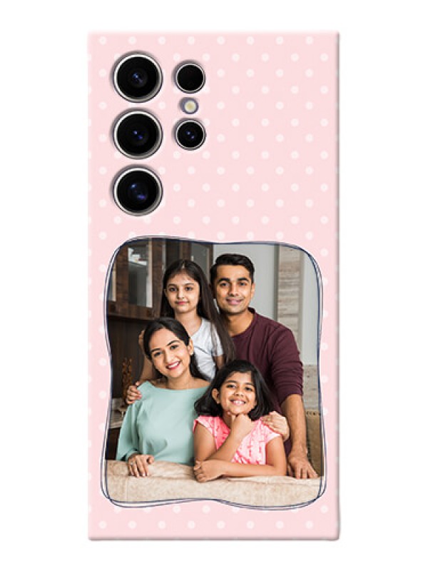 Custom Galaxy S24 Ultra 5G Personalized Phone Cases: Family with Dots Design