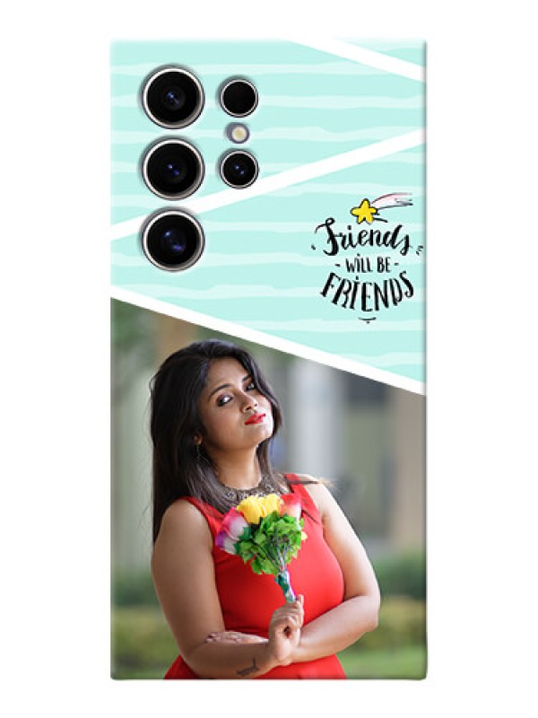 Custom Galaxy S24 Ultra 5G Mobile Back Covers: Friends Picture Icon Design