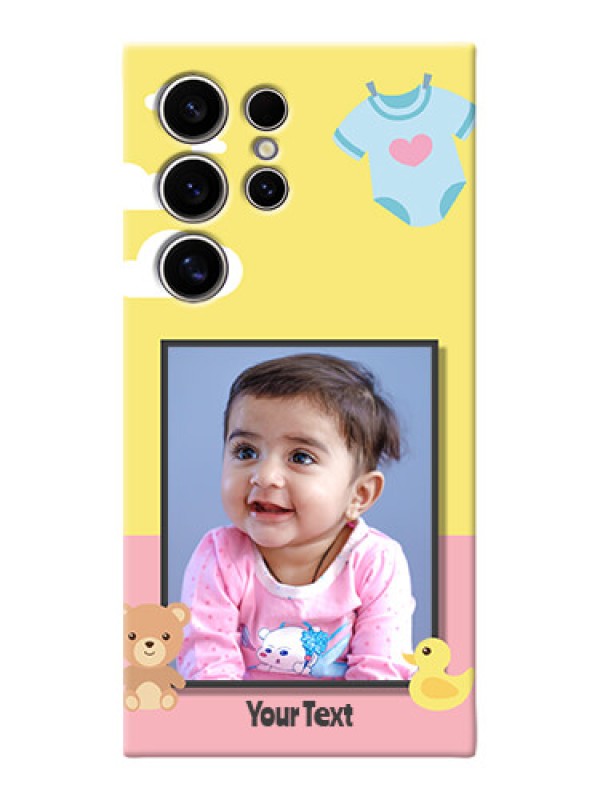 Custom Galaxy S24 Ultra 5G Back Covers: Kids 2 Color Design