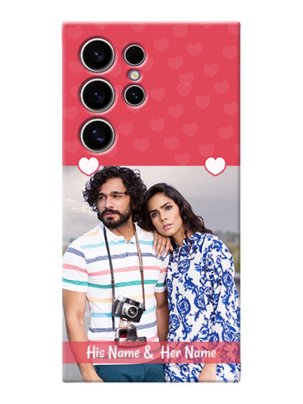 Custom Galaxy S24 Ultra 5G Mobile Cases: Simple Love Design