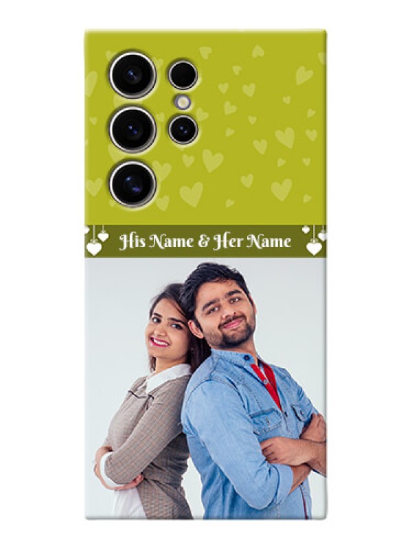 Custom Galaxy S24 Ultra 5G custom mobile covers: You & Me Heart Design