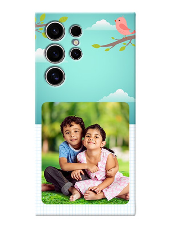 Custom Galaxy S24 Ultra 5G phone cases online: Doodle love Design