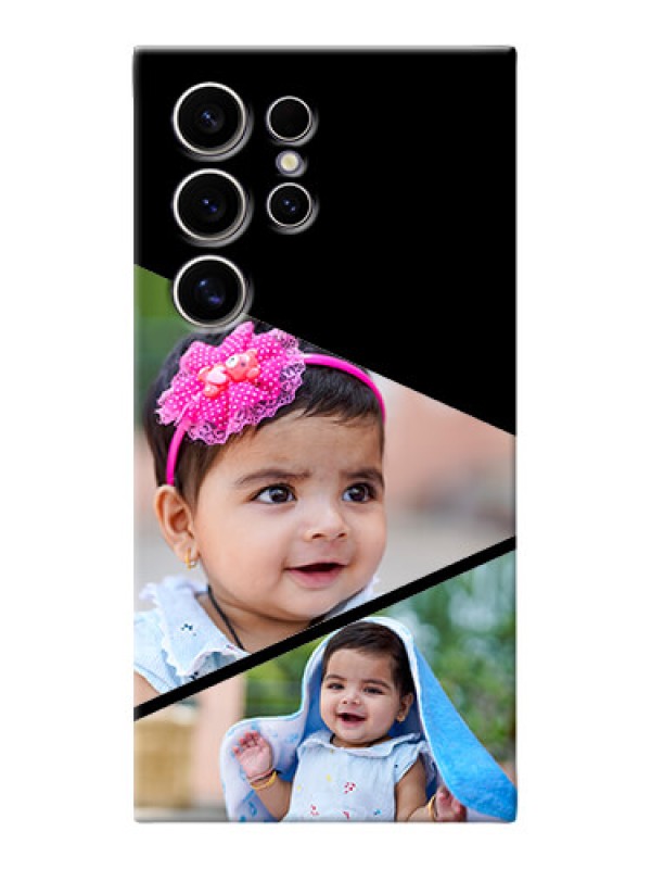 Custom Galaxy S24 Ultra 5G mobile back covers online: Semi Cut Design