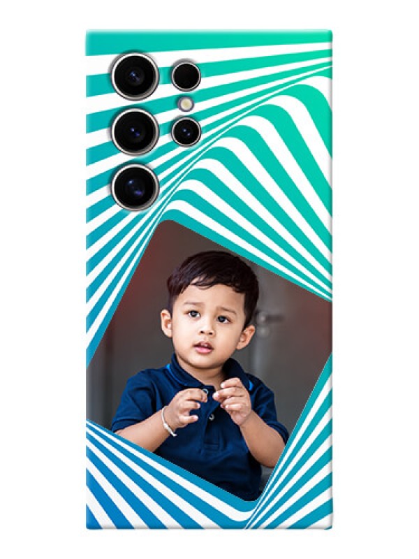 Custom Galaxy S24 Ultra 5G Personalised Mobile Covers: Abstract Spiral Design