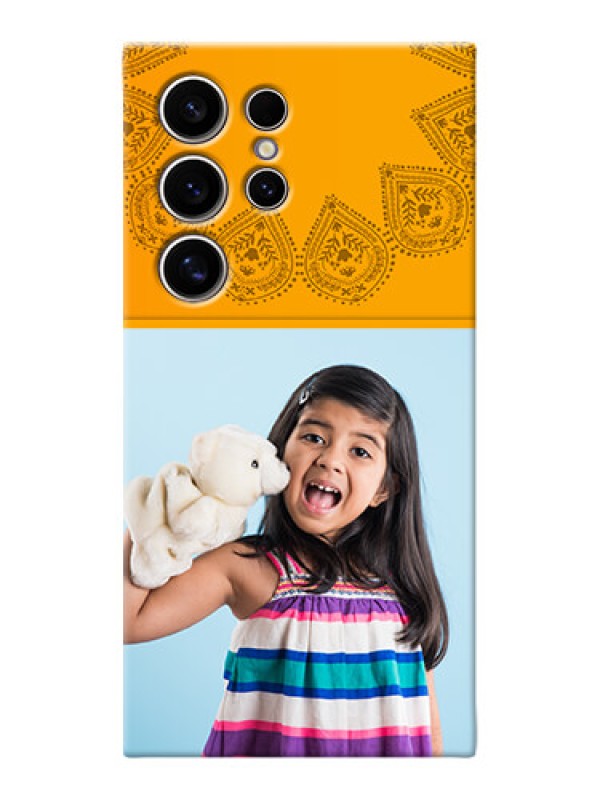 Custom Galaxy S24 Ultra 5G custom mobile back covers: Photo Wedding Design