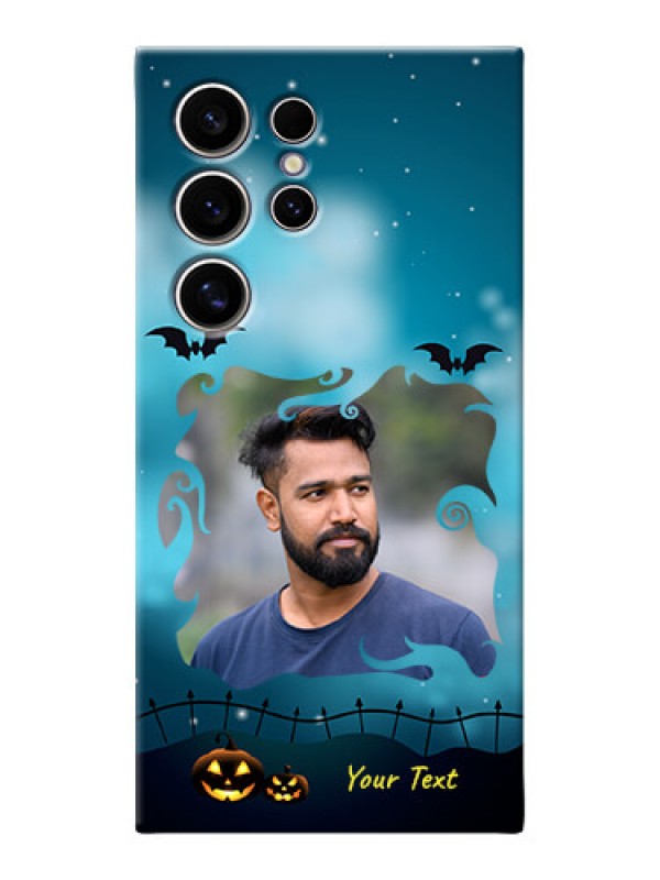 Custom Galaxy S24 Ultra 5G Personalised Phone Cases: Halloween frame design