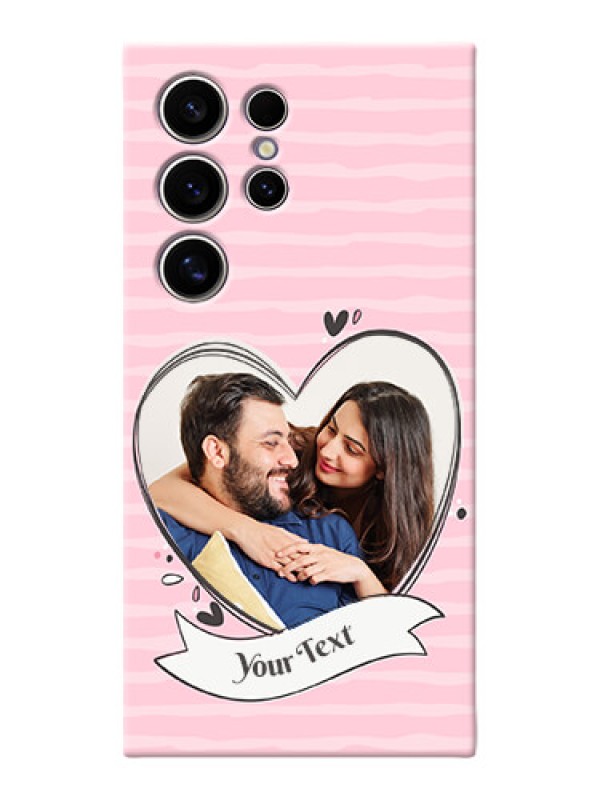 Custom Galaxy S24 Ultra 5G custom mobile phone covers: Vintage Heart Design