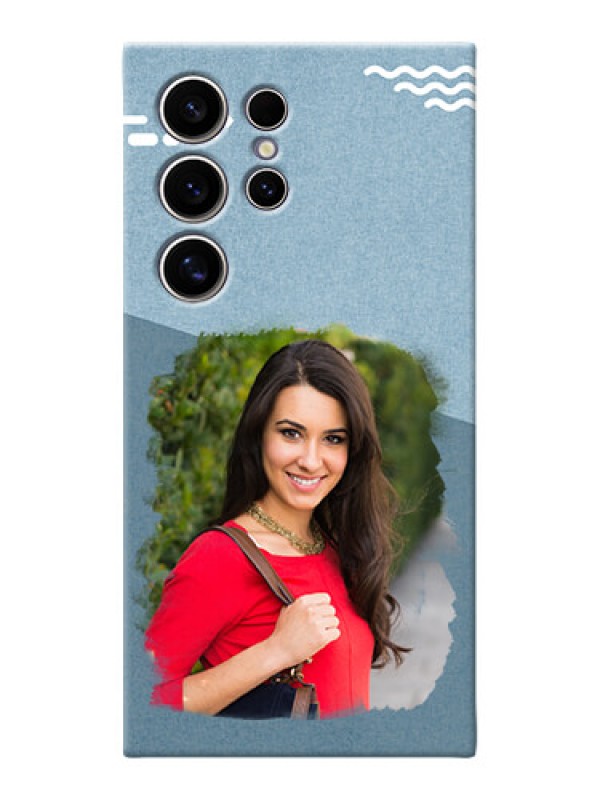 Custom Galaxy S24 Ultra 5G custom mobile phone covers: Grunge Line Art Design