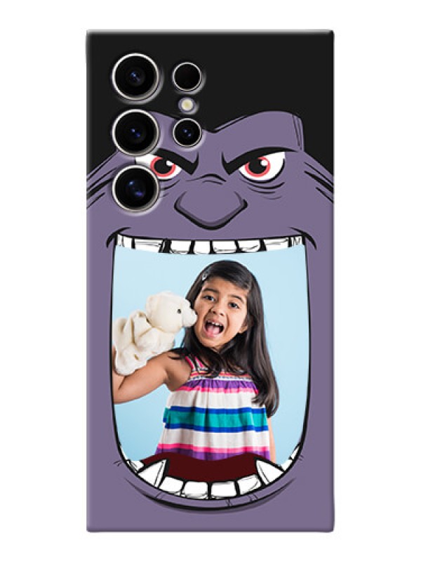 Custom Galaxy S24 Ultra 5G Personalised Phone Covers: Angry Monster Design