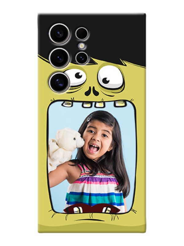 Custom Galaxy S24 Ultra 5G Mobile Covers: Cartoon monster back case Design