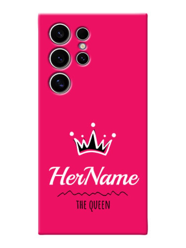 Custom Galaxy S24 Ultra 5G Queen Phone Case with Name