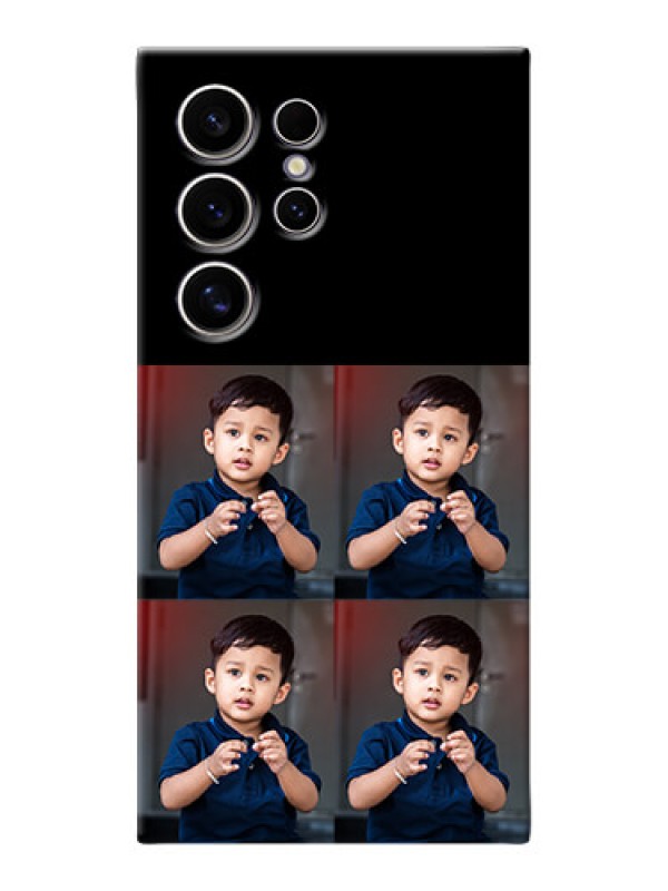 Custom Galaxy S24 Ultra 5G 4 Image Holder on Mobile Cover