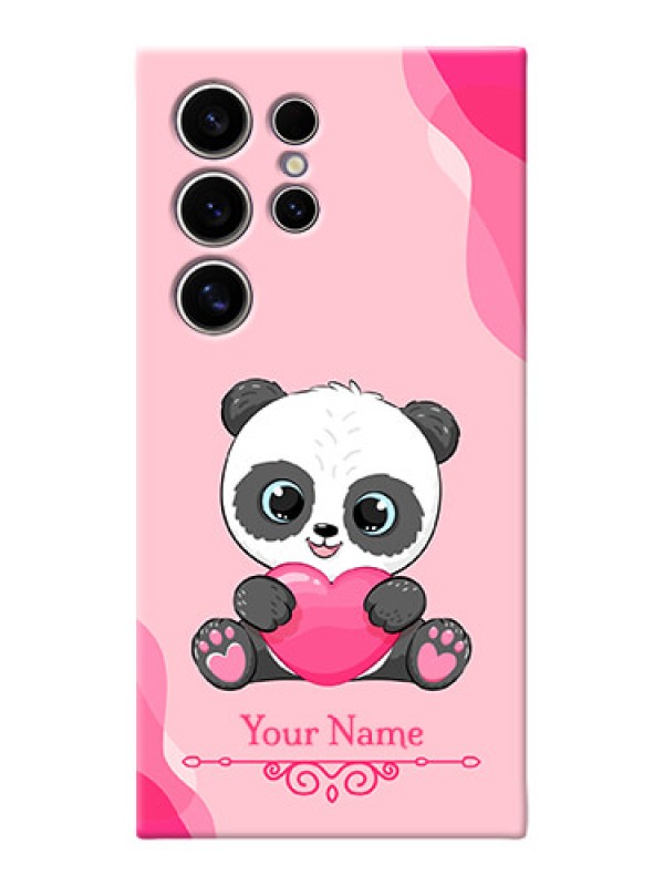 Custom Galaxy S24 Ultra 5G Custom Mobile Case with Cute Panda Design