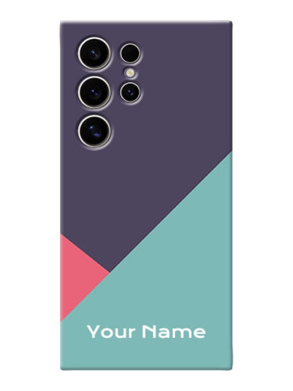 Custom Galaxy S24 Ultra 5G Custom Mobile Case with Tri Color abstract Design