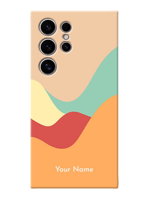 Custom Galaxy S24 Ultra 5G Personalized Phone Case with Ocean Waves Multiwithcolour Design