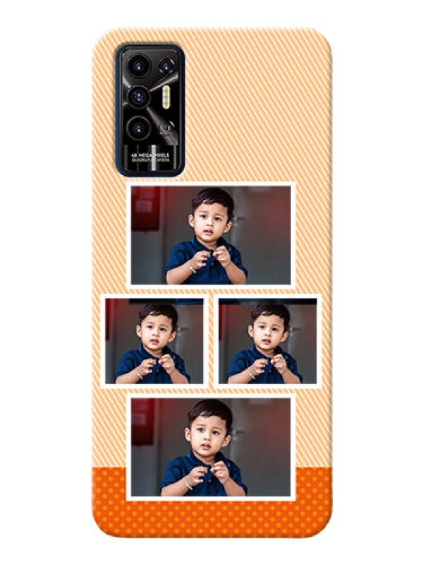 Custom Tecno Pova 2 Mobile Back Covers: Bulk Photos Upload Design