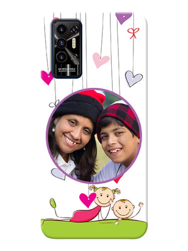 Custom Tecno Pova 2 Mobile Cases: Cute Kids Phone Case Design