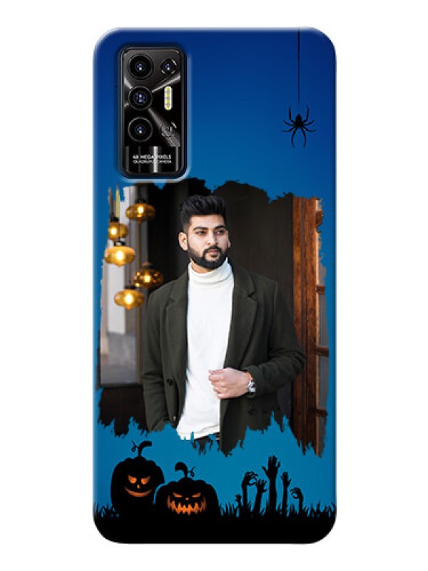 Custom Tecno Pova 2 mobile cases online with pro Halloween design 
