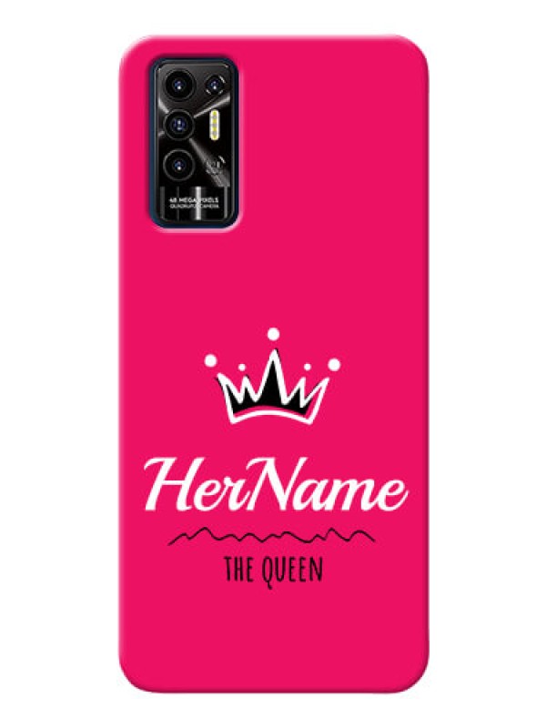 Custom Tecno Pova 2 Queen Phone Case with Name