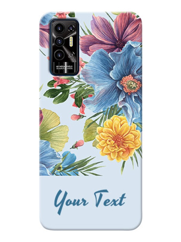 Custom Pova 2 Custom Phone Cases: Stunning Watercolored Flowers Painting Design