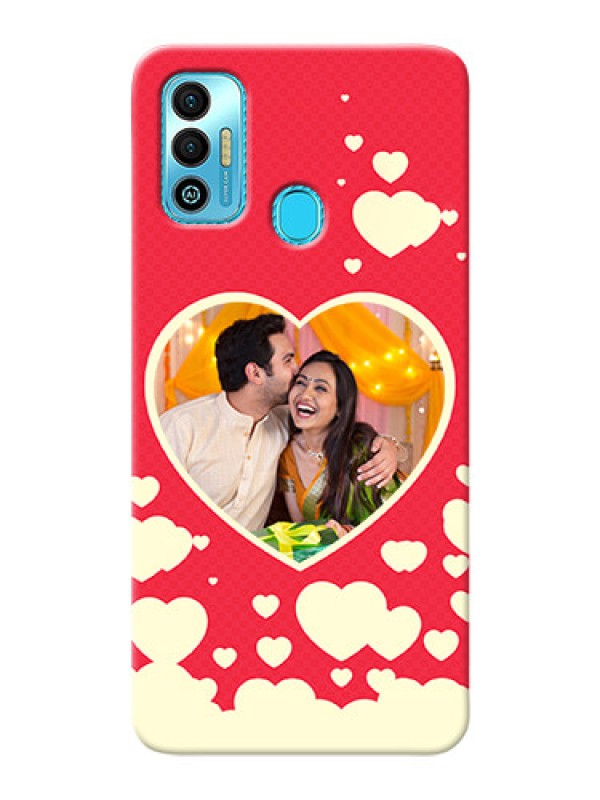 Custom Tecno Spark 7T Phone Cases: Love Symbols Phone Cover Design