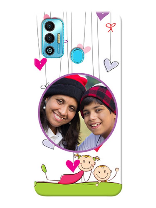 Custom Tecno Spark 7T Mobile Cases: Cute Kids Phone Case Design
