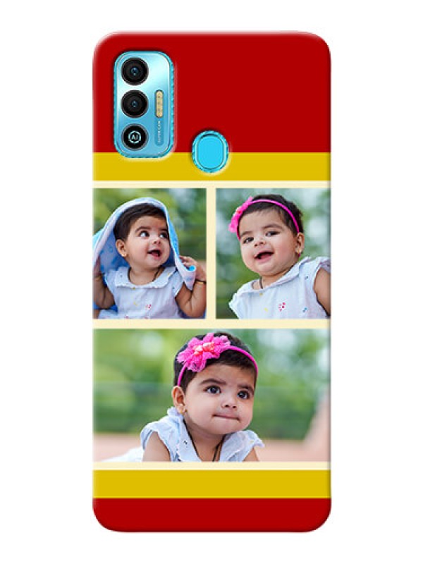 Custom Tecno Spark 7T mobile phone cases: Multiple Pic Upload Design