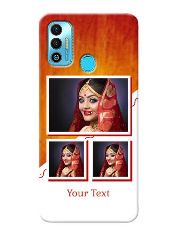 Custom Tecno Spark 7T Personalised Phone Cases: Wedding Memories Design 
