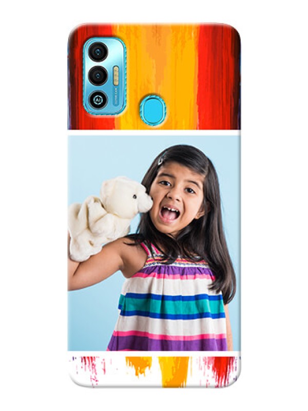 Custom Tecno Spark 7T custom phone covers: Multi Color Design