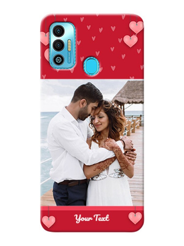 Custom Tecno Spark 7T Mobile Back Covers: Valentines Day Design