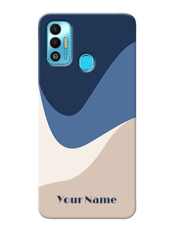 Custom Spark 7T Back Covers: Abstract Drip Art Design