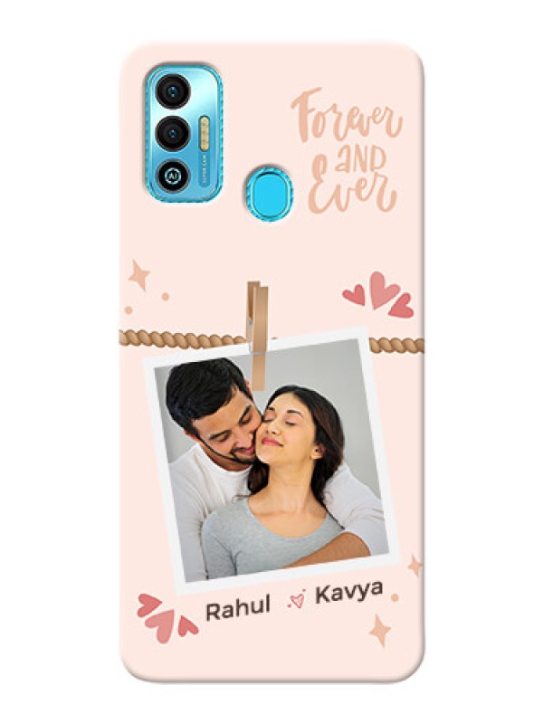 Custom Spark 7T Phone Back Covers: Forever and ever love Design